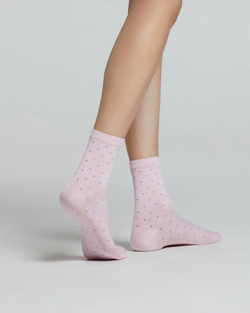 Pompea CALZA COTONE IBISCO CON MICRO DISEGNI Soddisfazione Garantita