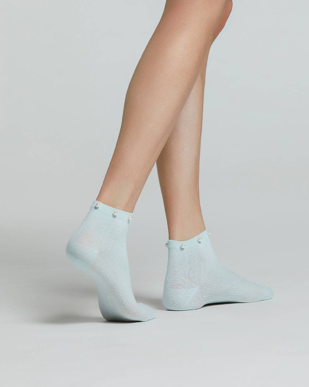 Pompea CALZA COTONE MORGANA CON PERLE Promozione Limitata