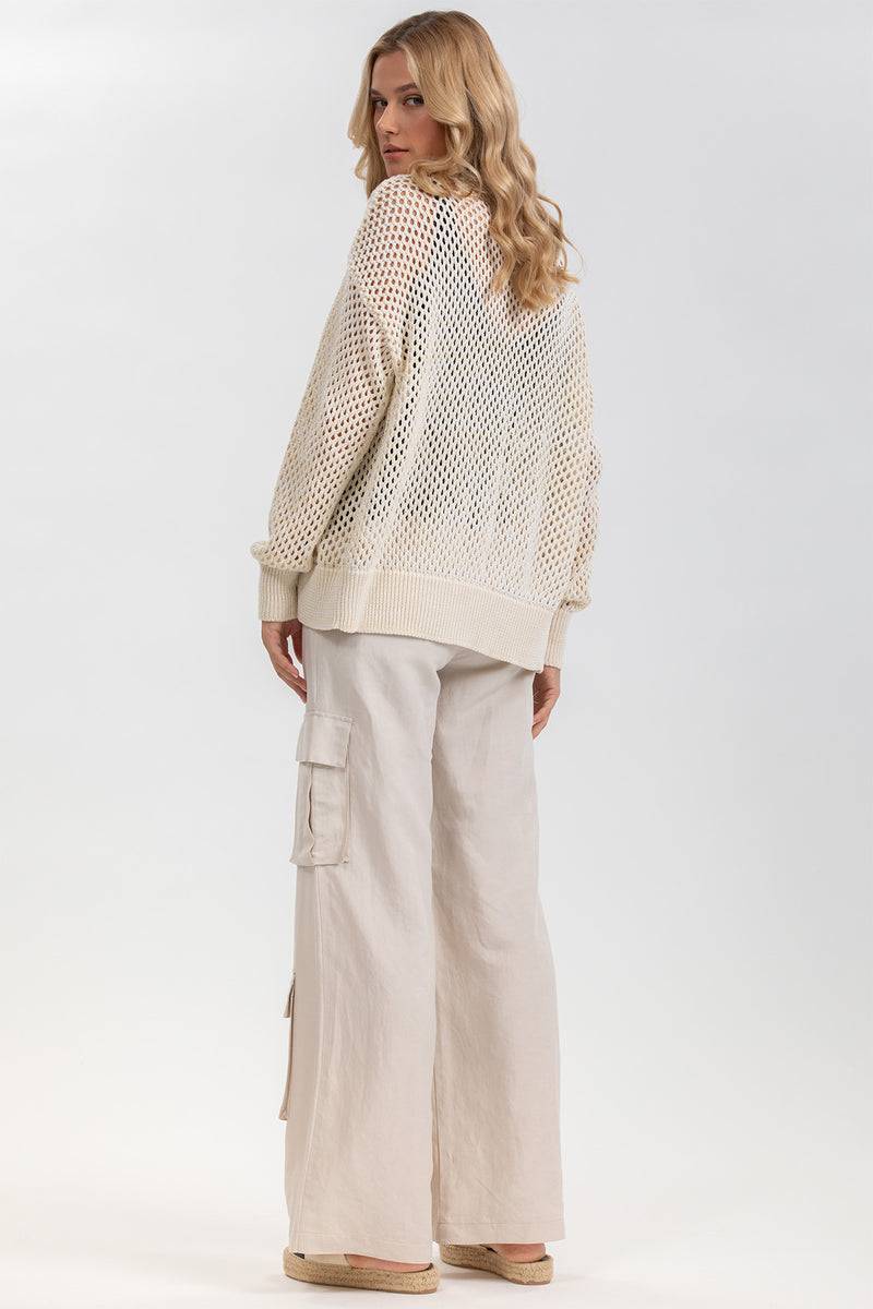 ﻿Pietro Brunelli MACY | Cardigan Beige con Bottoni Sconto
