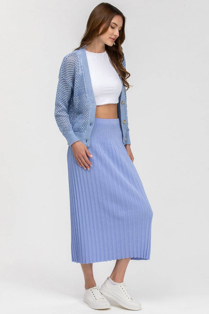 Pietro Brunelli MACY | Cardigan Azzurro con Bottoni Hotsell