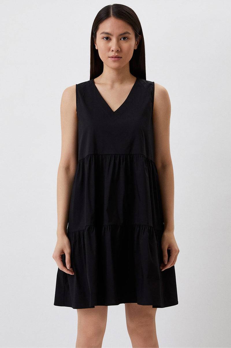 Pietro Brunelli MELODY | Abito Premaman Nero con scollo a V