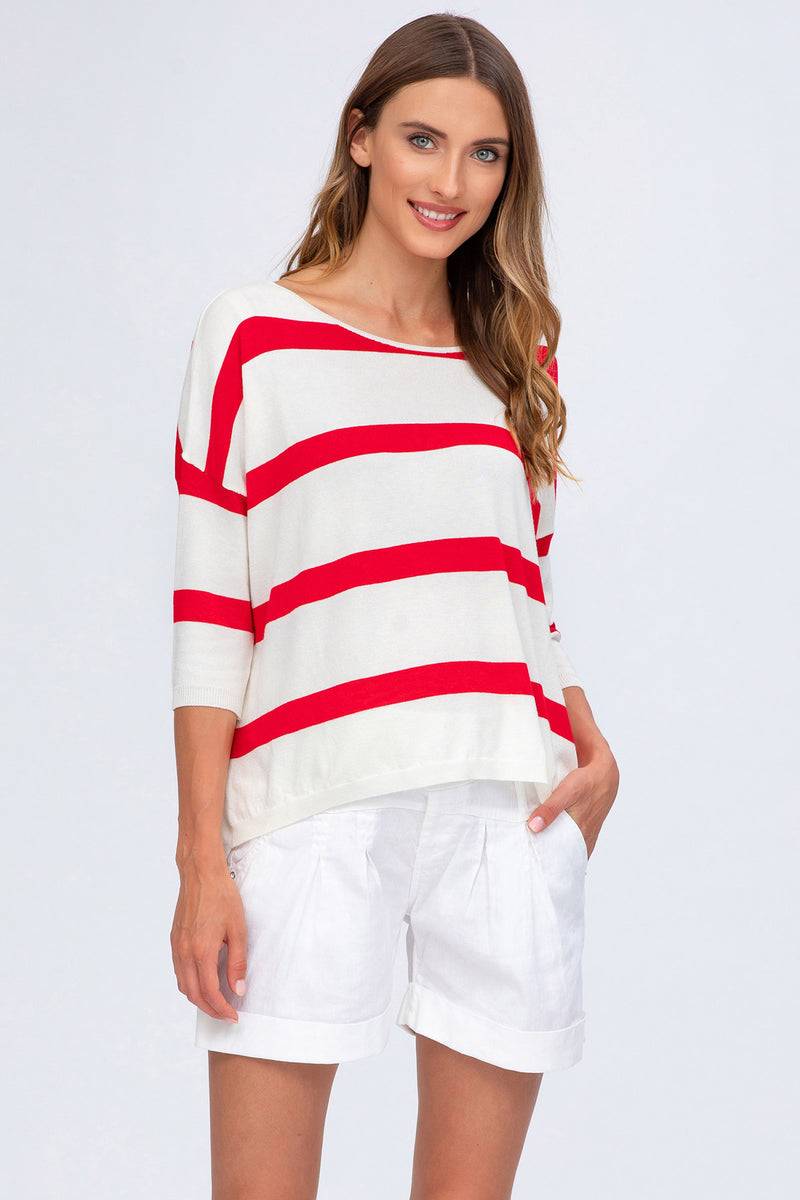 Pietro Brunelli MINI SHORT IN LINO | Pantaloncini Premaman Bianchi
