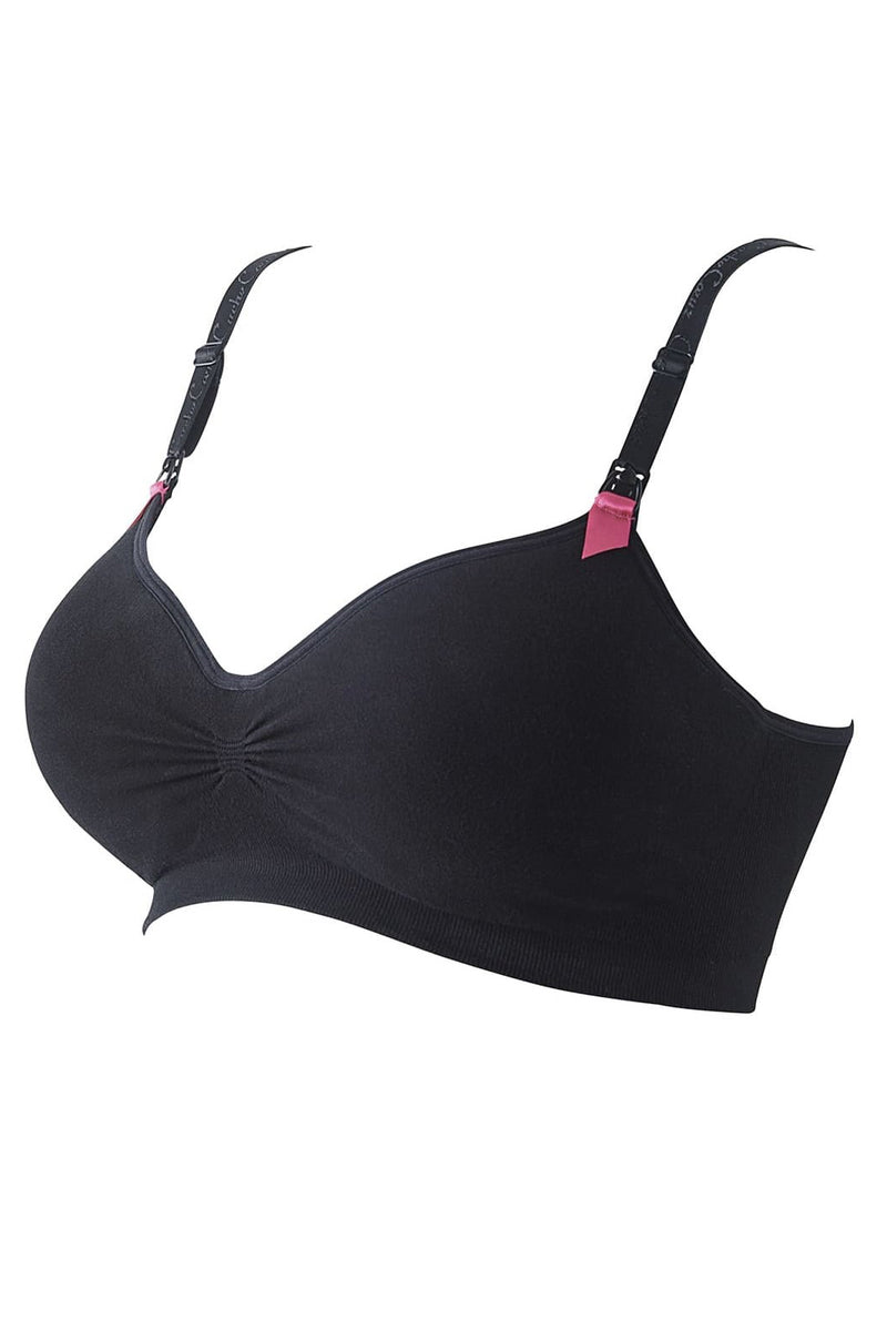 Pietro Brunelli CURVE | Bralette Premaman e Allattamento Nero Promozione Limitata