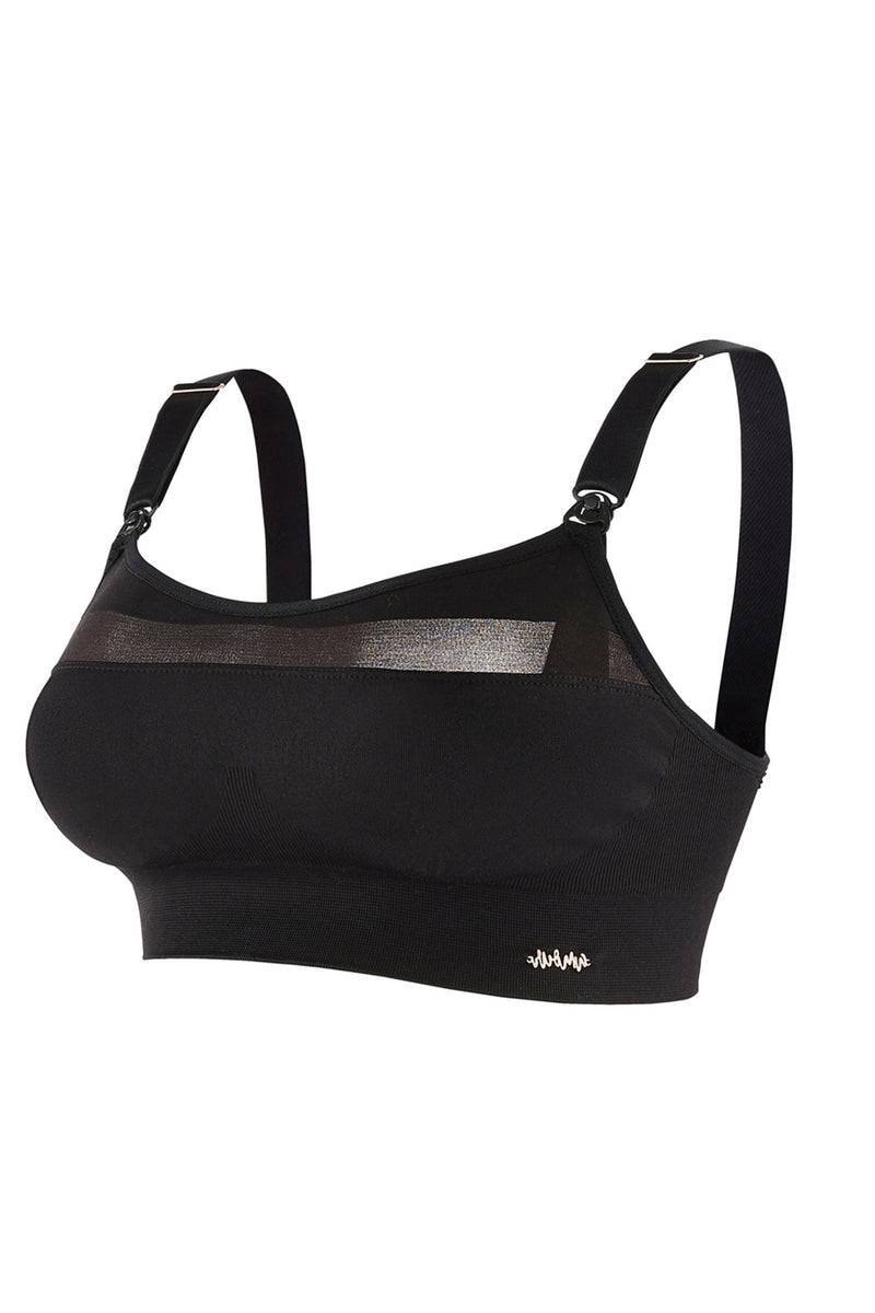 Pietro Brunelli WOMA | Reggiseno Sportivo Premaman e Allattamento Nero Affare Del Giorno