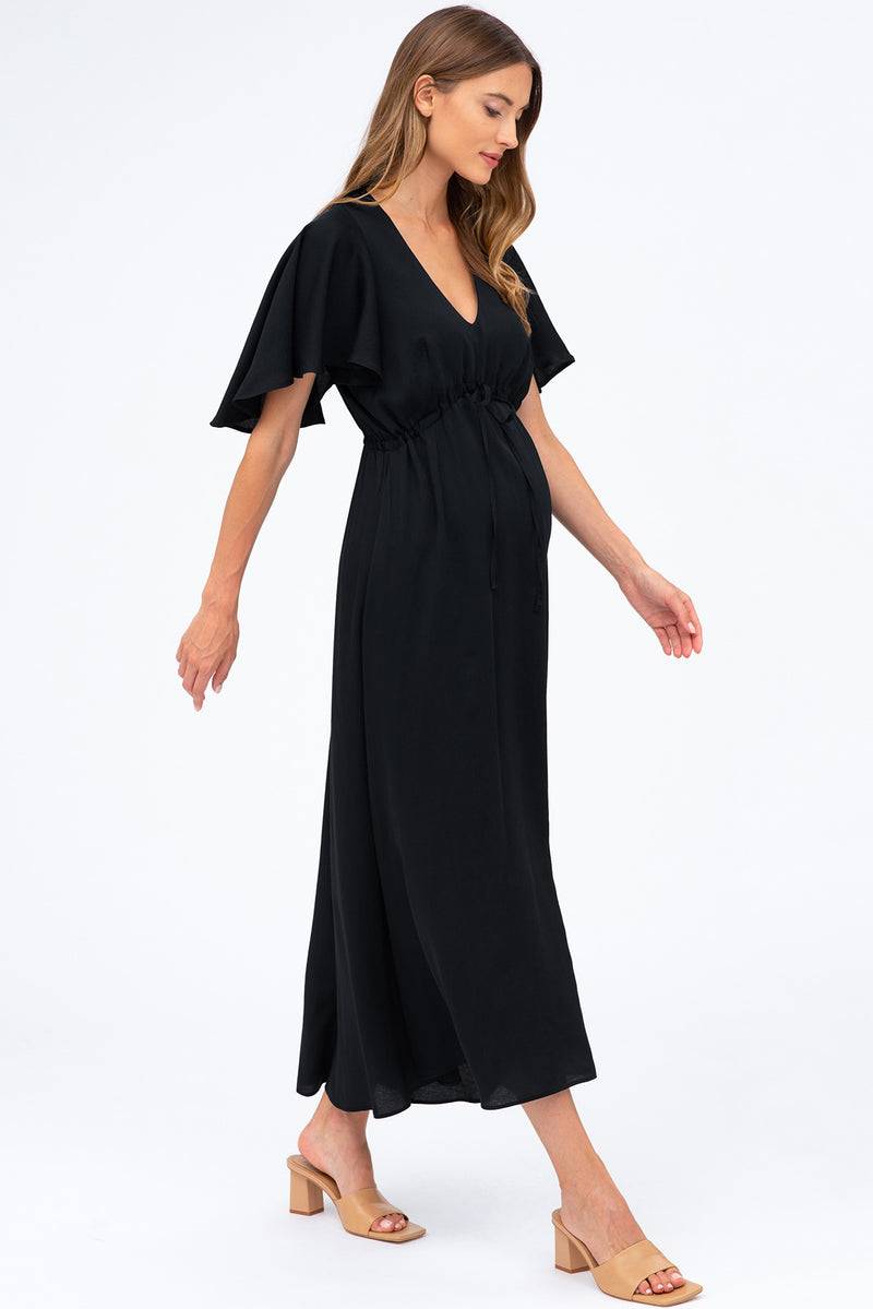 Pietro Brunelli VALENTINA | Maxi Abito Premaman Nero Outlet