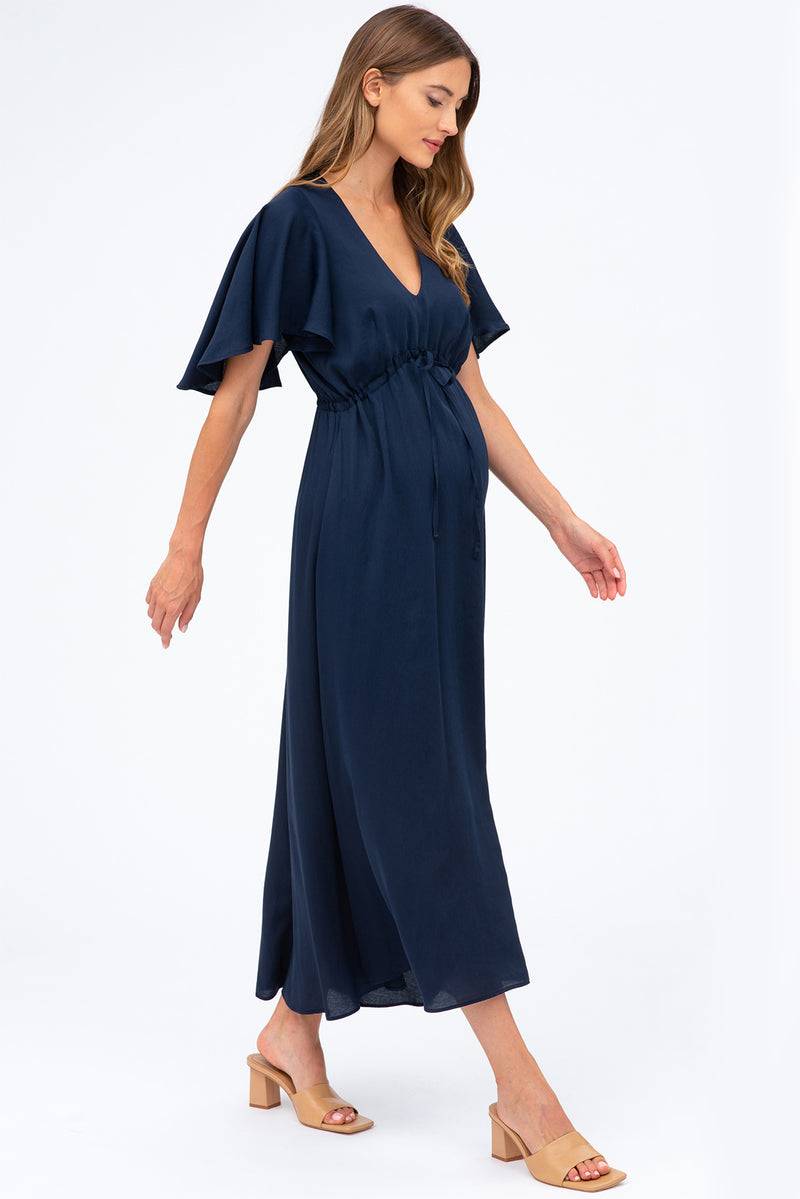 Pietro Brunelli VALENTINA | Maxi Abito Premaman Navy Saldi Di Fabbrica