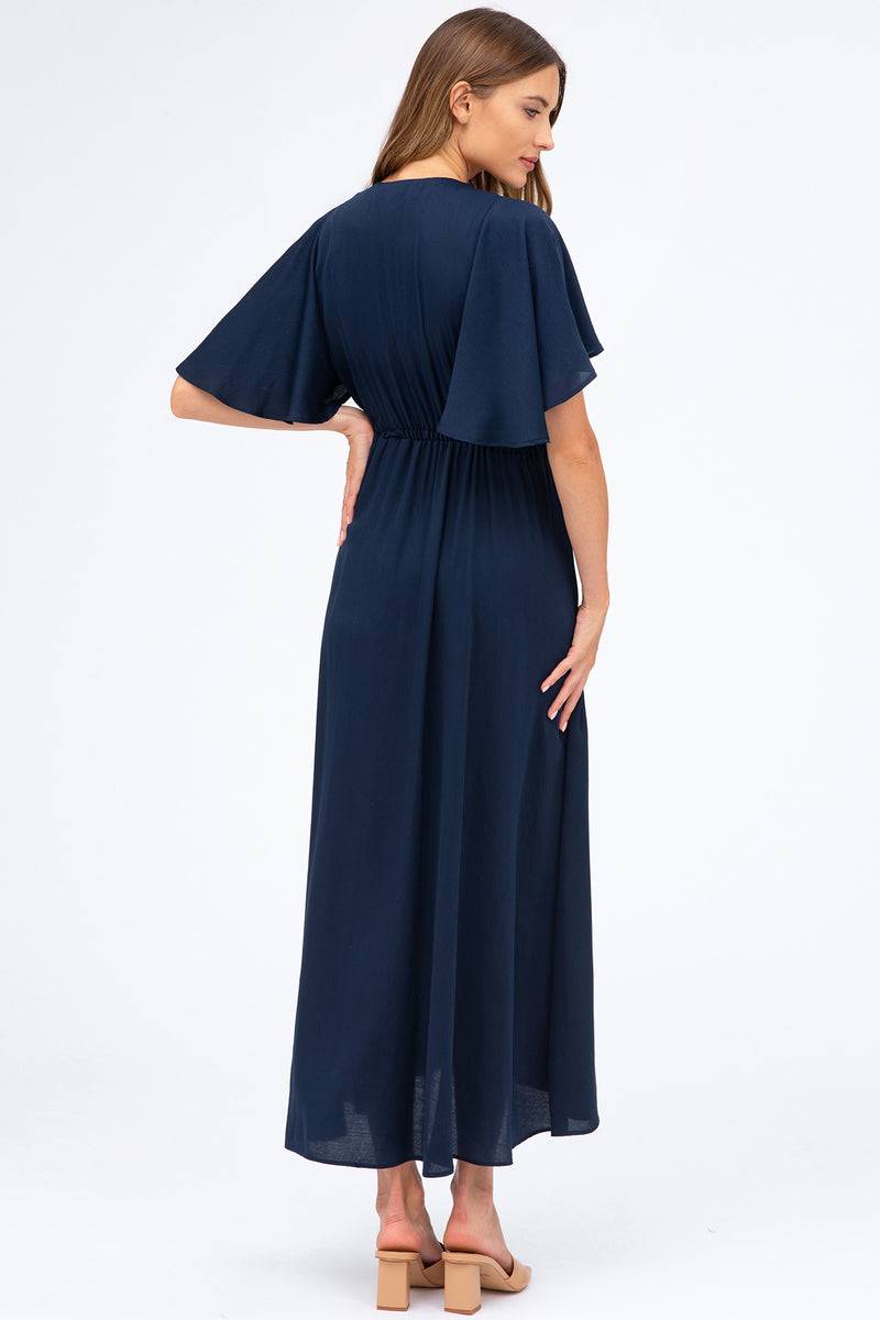 Pietro Brunelli VALENTINA | Maxi Abito Premaman Navy Saldi Di Fabbrica