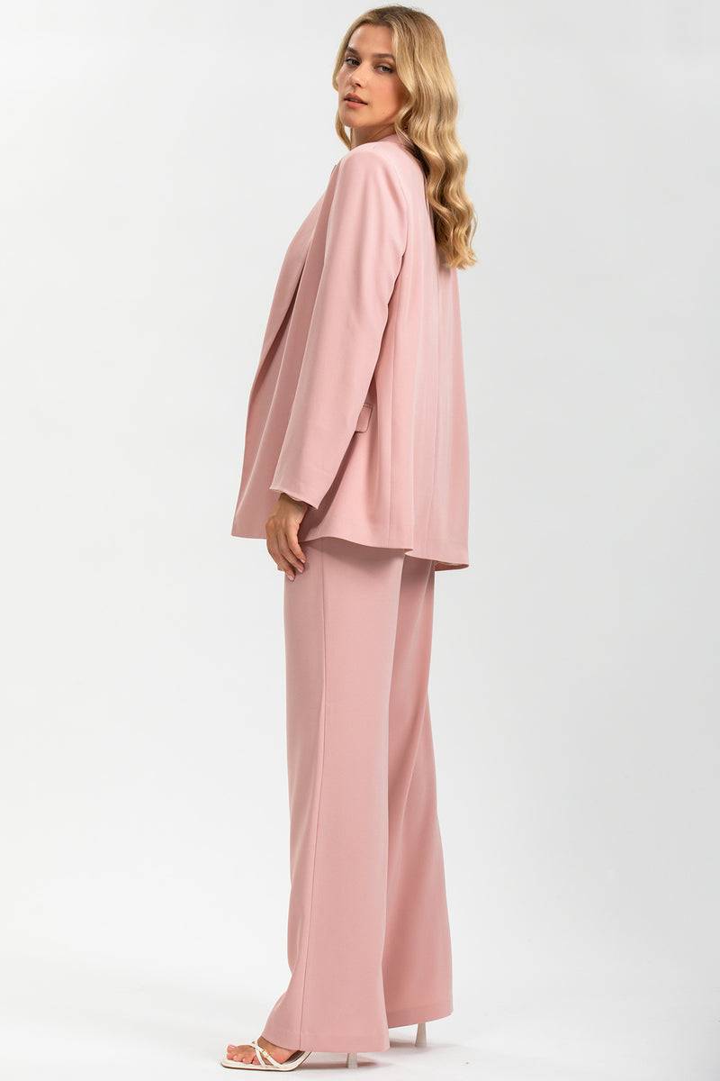 Pietro Brunelli FREDDIE | Pantaloni Premaman Rosa a Gamba Dritta Italia