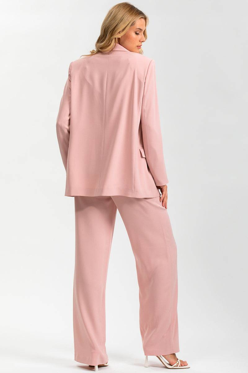 Pietro Brunelli FREDDIE | Pantaloni Premaman Rosa a Gamba Dritta Italia