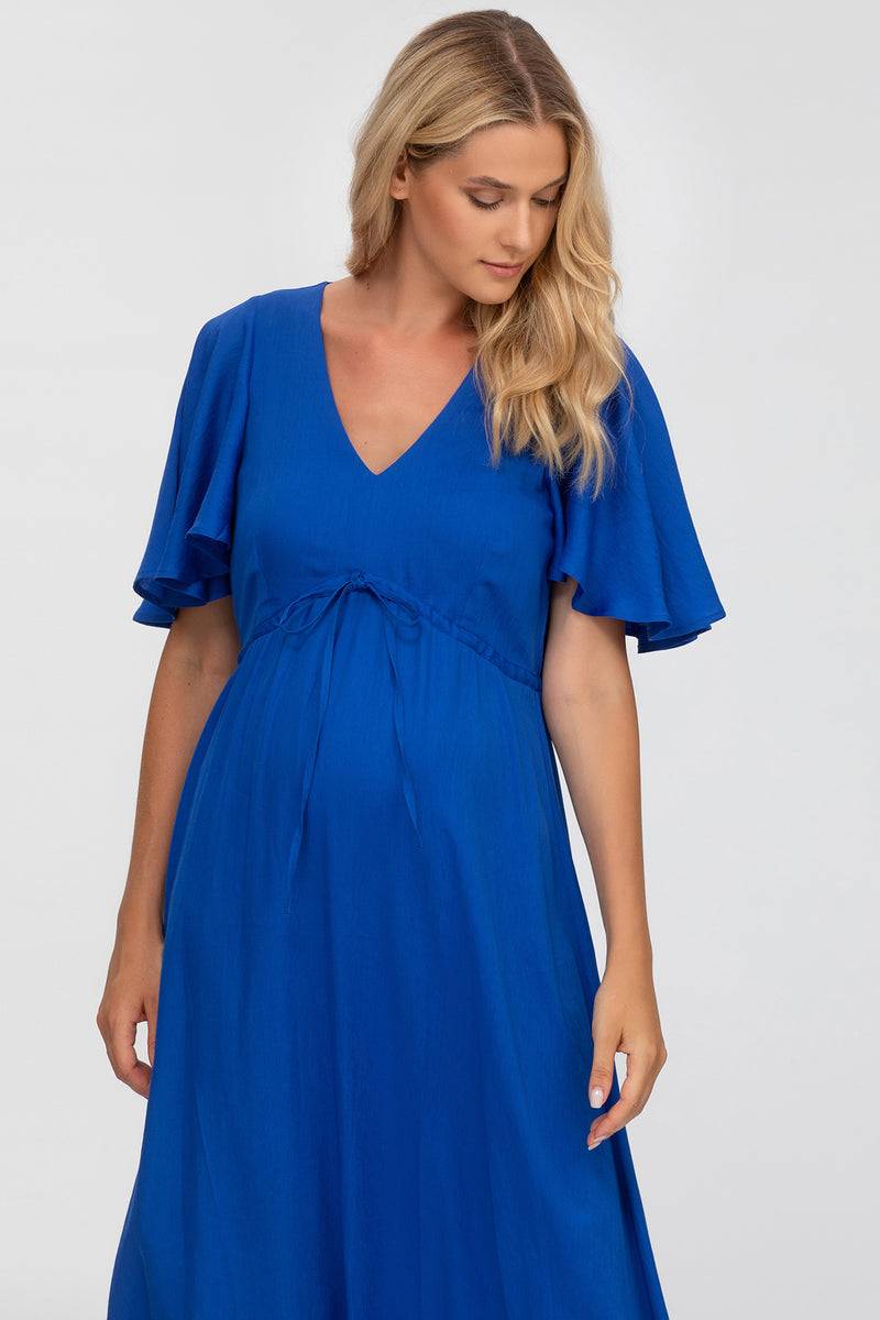 Pietro Brunelli VALENTINA | Maxi Abito Premaman Blu In Linea