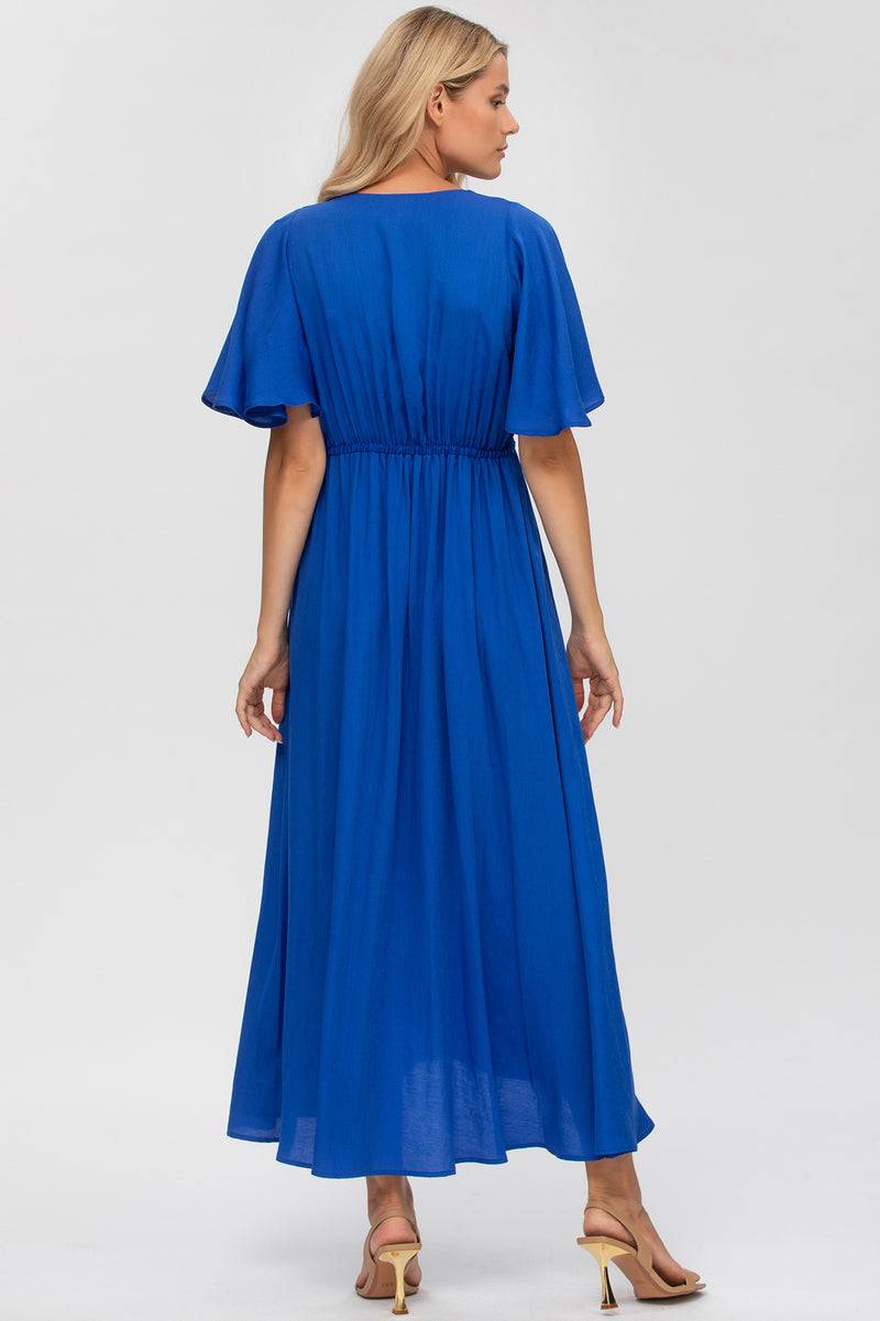 Pietro Brunelli VALENTINA | Maxi Abito Premaman Blu In Linea