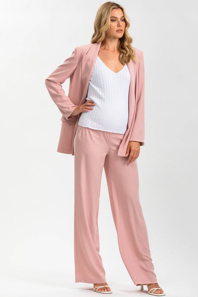 Pietro Brunelli JANE SET | Set Giacca e Pantalone Premaman Rosa Nuovo