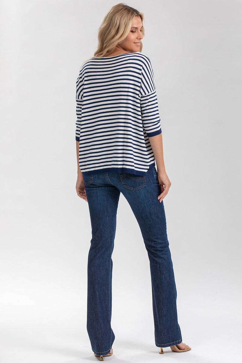 Pietro Brunelli SLIM BOOTCUT WA11 | Jeans Premaman con Gamba Leggermente Svasata Vendita