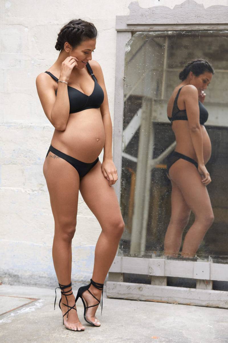 Pietro Brunelli SERENA NOIR | Reggiseno Premaman e Allattamento Sottocosto
