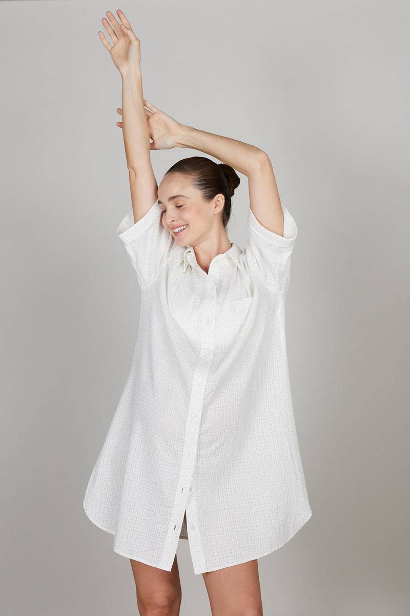 Pietro Brunelli PAULETTE | Camicia da Notte Premaman e Allattamento Vendite Flash