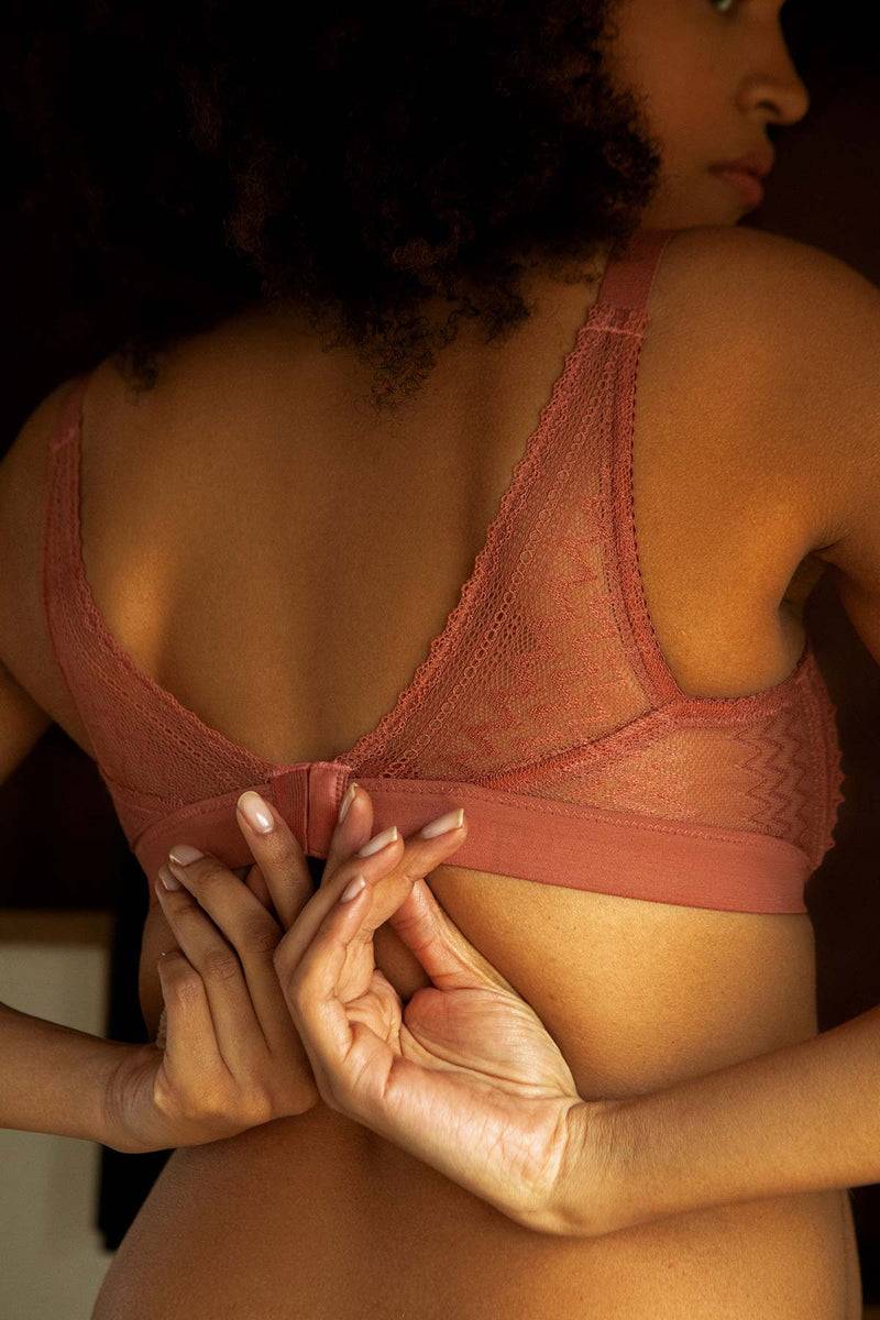 Pietro Brunelli SERENA TERRACOTTA | Reggiseno Premaman e Allattamento Spedizione Gratuita