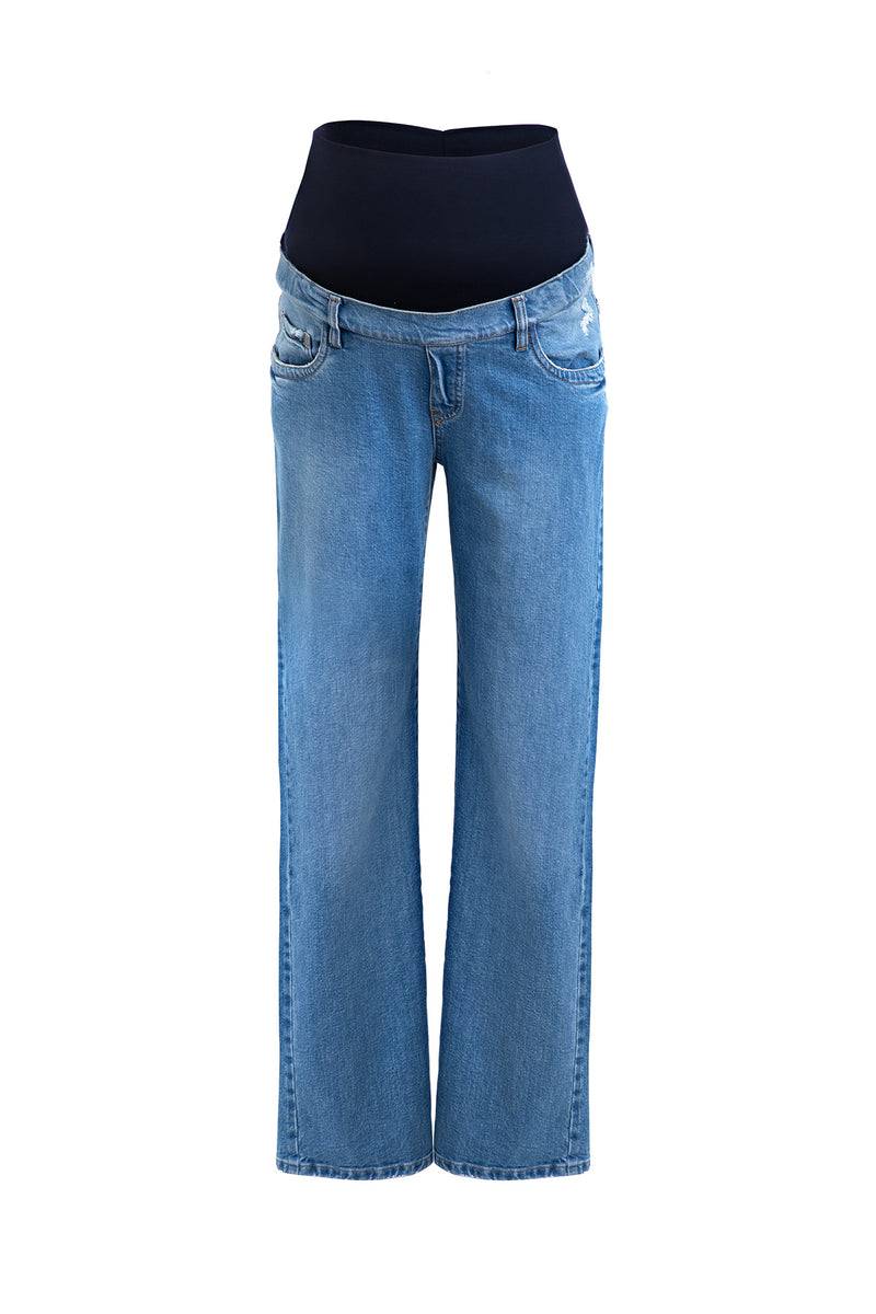 Pietro Brunelli HI-RISE STRAIGHT LEG W029 | Jeans Premaman a Gamba Dritta Sconto