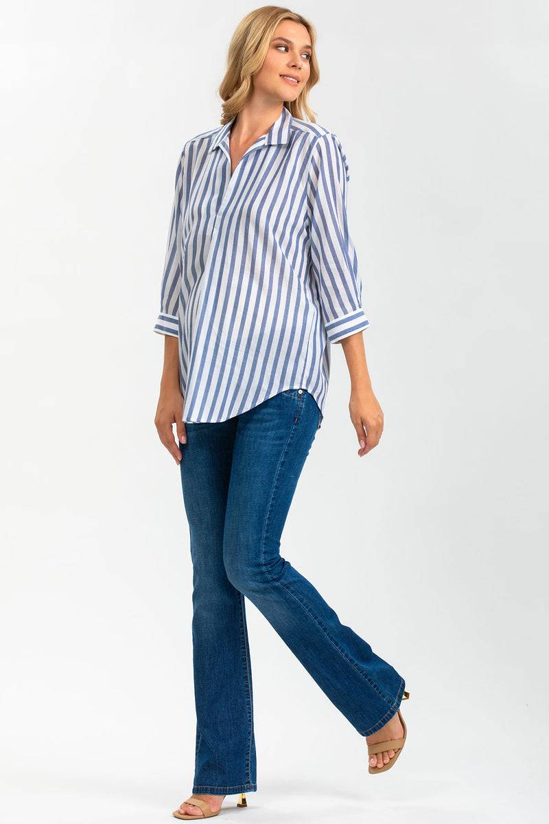 Pietro Brunelli SLIM BOOTCUT WA07 | Jeans Premaman con Gamba Leggermente Svasata In Vendita
