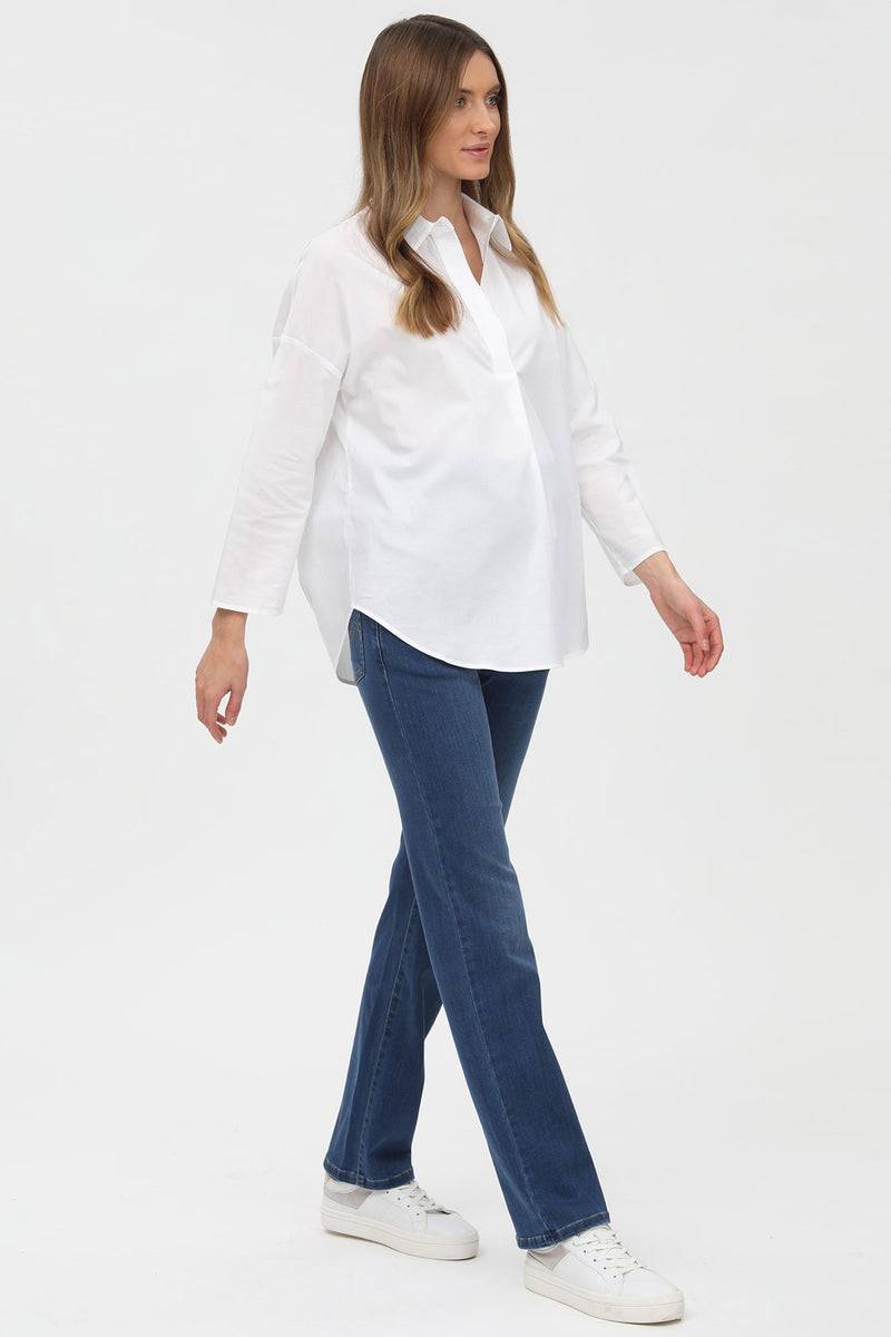 Pietro Brunelli PERFECT STRAIGHT W010 | Jeans Premaman con Gamba Dritta Online