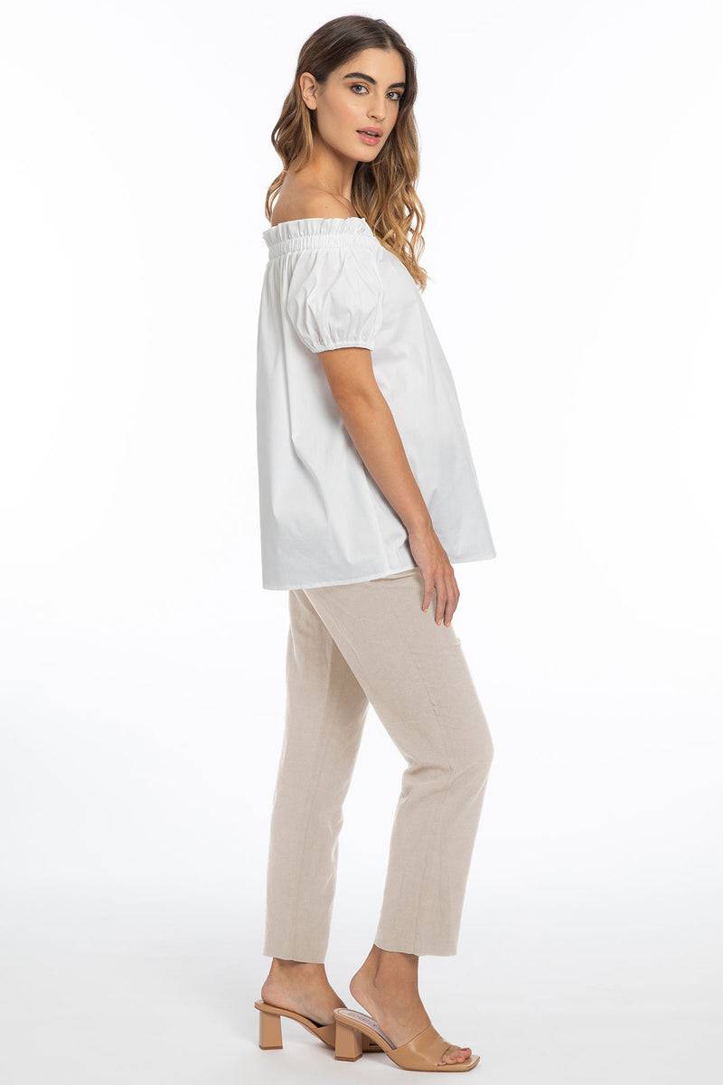 Pietro Brunelli ISAC | Pantaloni Jogger Premaman in Lino Hotsell