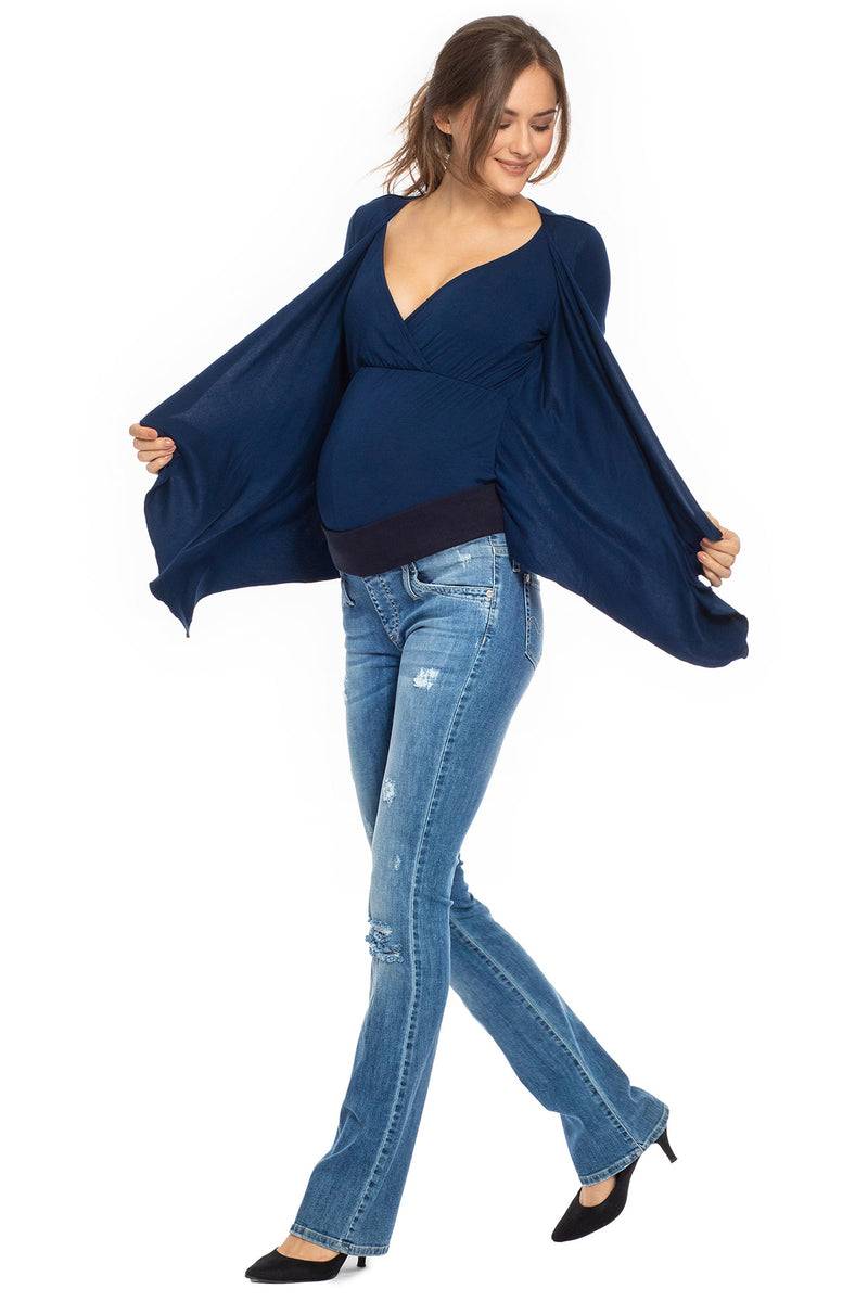 Pietro Brunelli SLIM BOOTCUT W607 | Jeans Premaman con Rotture I Più Venduti