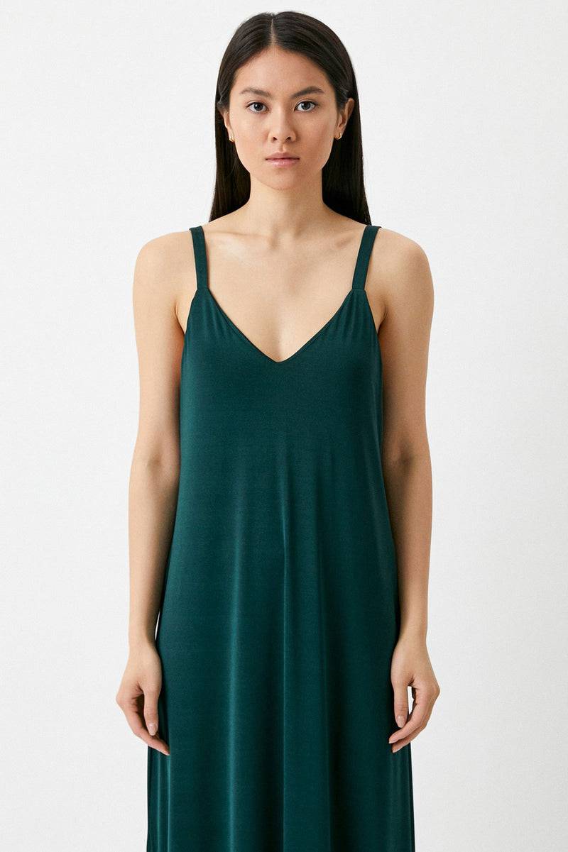 Pietro Brunelli SALLY | Slip Dress Premaman Verde Nuova
