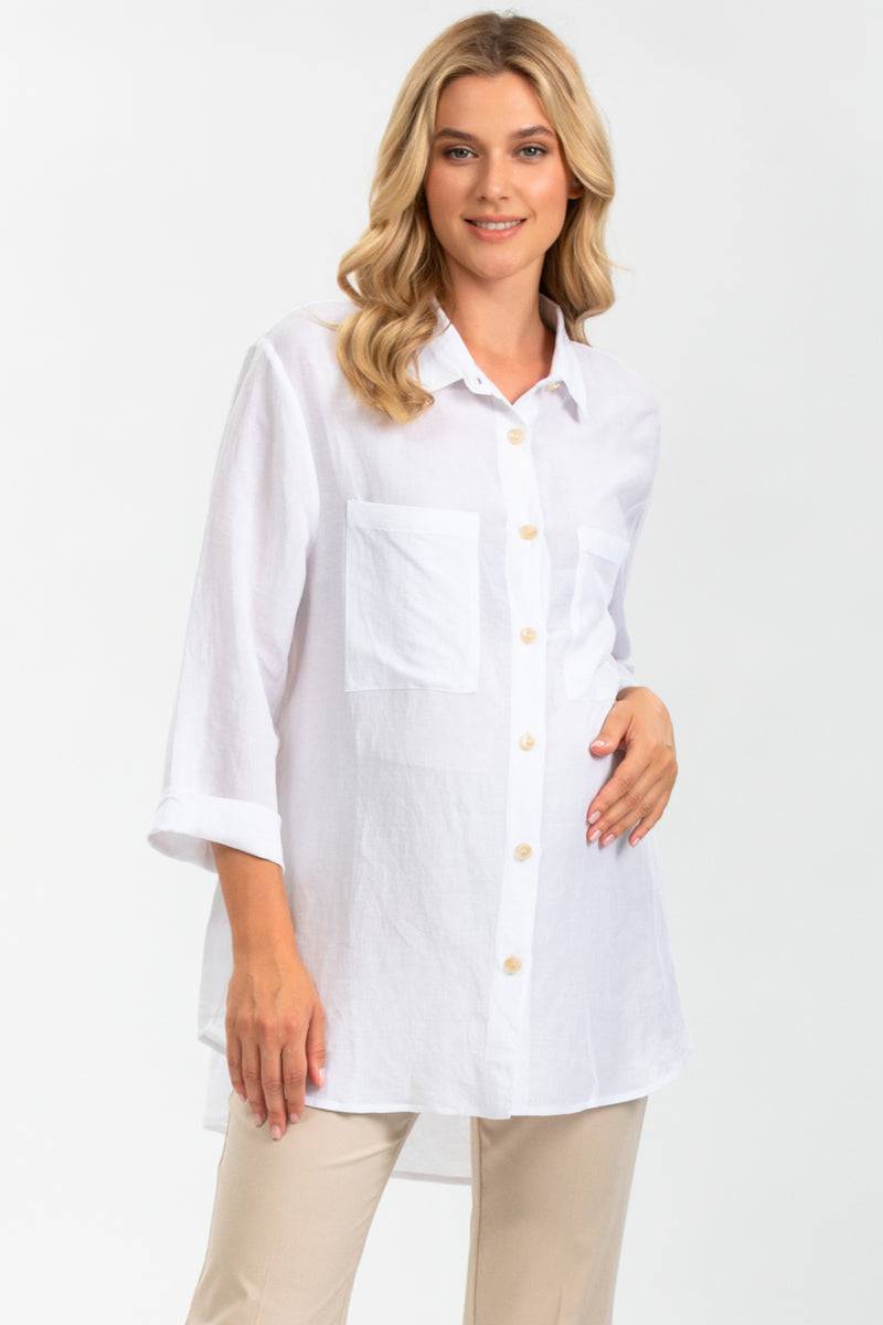Pietro Brunelli LISA | Camicia Oversize Bianca Moda