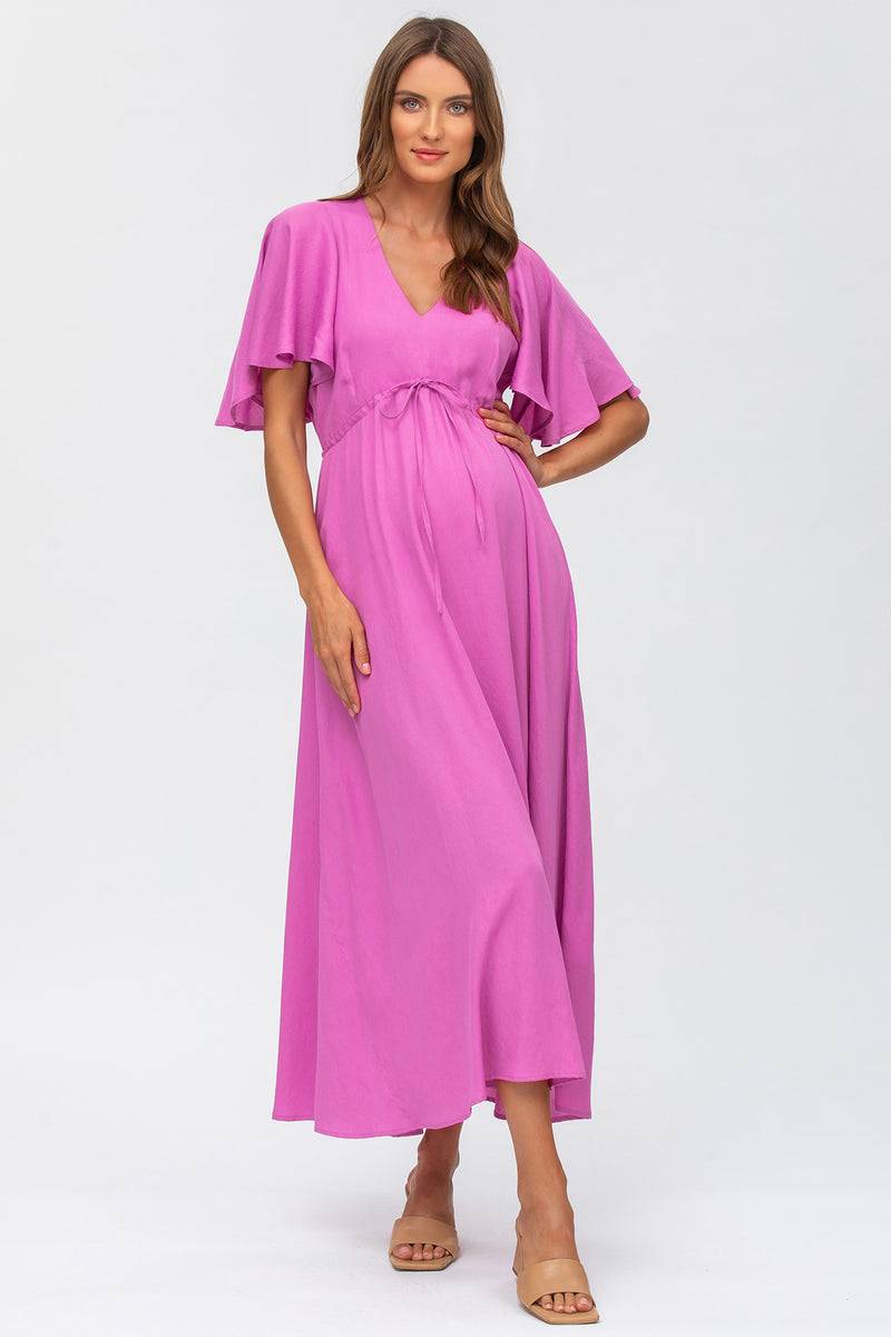 Pietro Brunelli VALENTINA | Maxi Abito Premaman Fucsia Affare Del Giorno