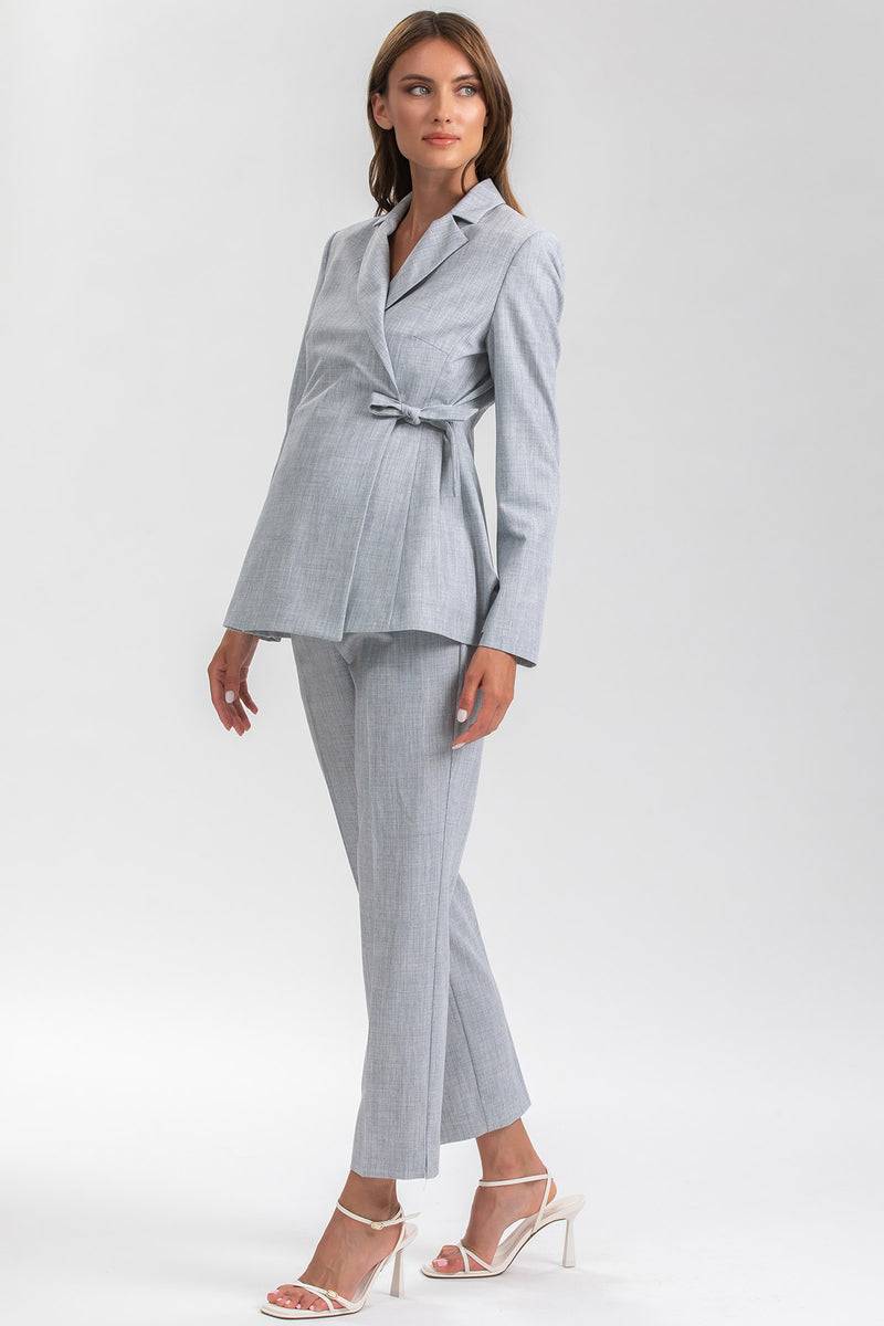 Pietro Brunelli KATE | Pantalone Premaman da Ufficio Grigio Vendite Flash