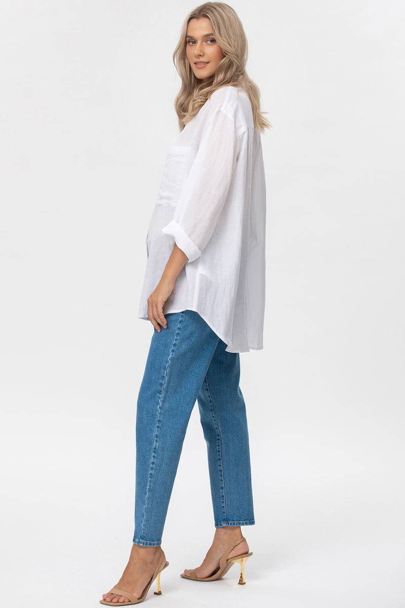 Pietro Brunelli MOM FIT W027 | Jeans Premaman Moda