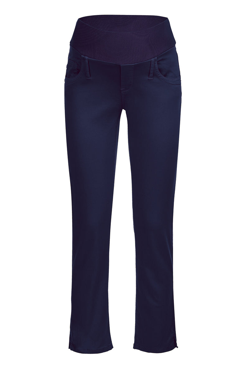 Pietro Brunelli CAPRI BLU | Pantaloni Premaman in Cotone Elasticizzato Shopping Online