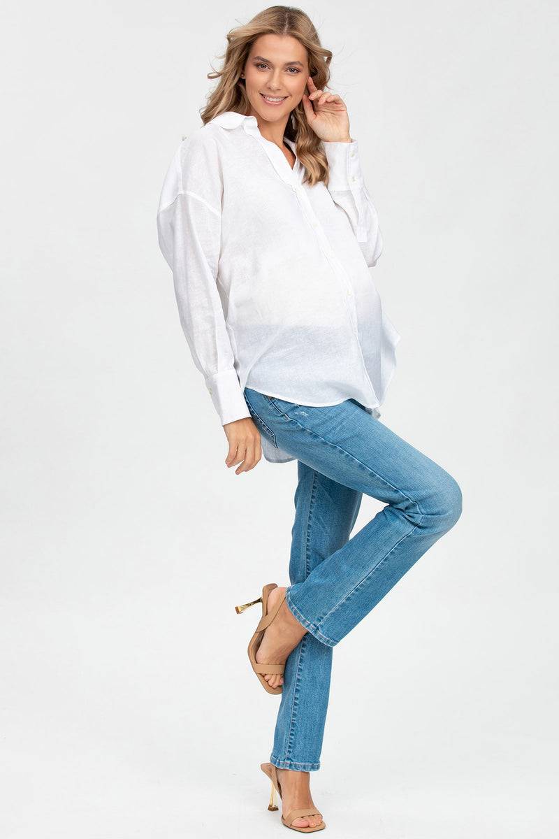 Pietro Brunelli EXTRA LENGTH W340 | Jeans Premaman con Gamba Dritta Prezzo Ridotto