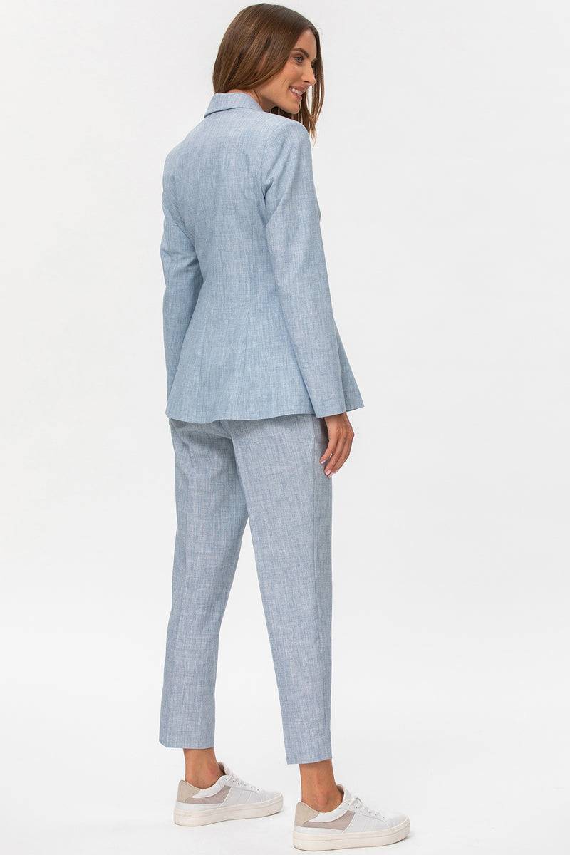 Pietro Brunelli KATE | Pantalone Premaman da Ufficio Azzurro Novità