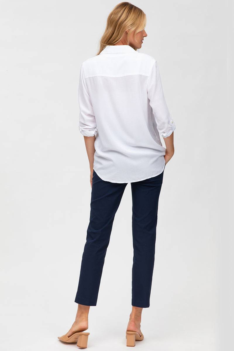 Pietro Brunelli ELWOOD | Pantaloni Premaman Elasticizzati Blu Saldi