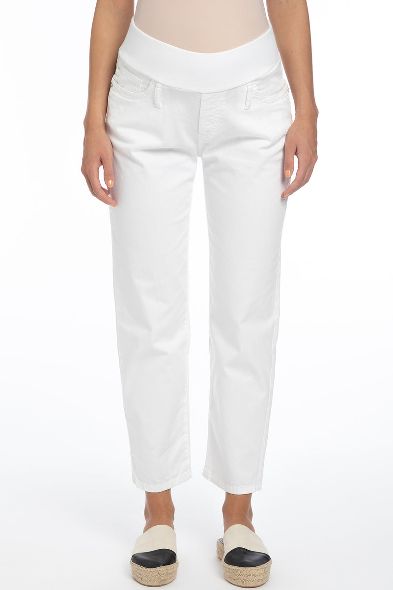 Pietro Brunelli MOM FIT | Jeans Premaman Bianchi Vendita Economica