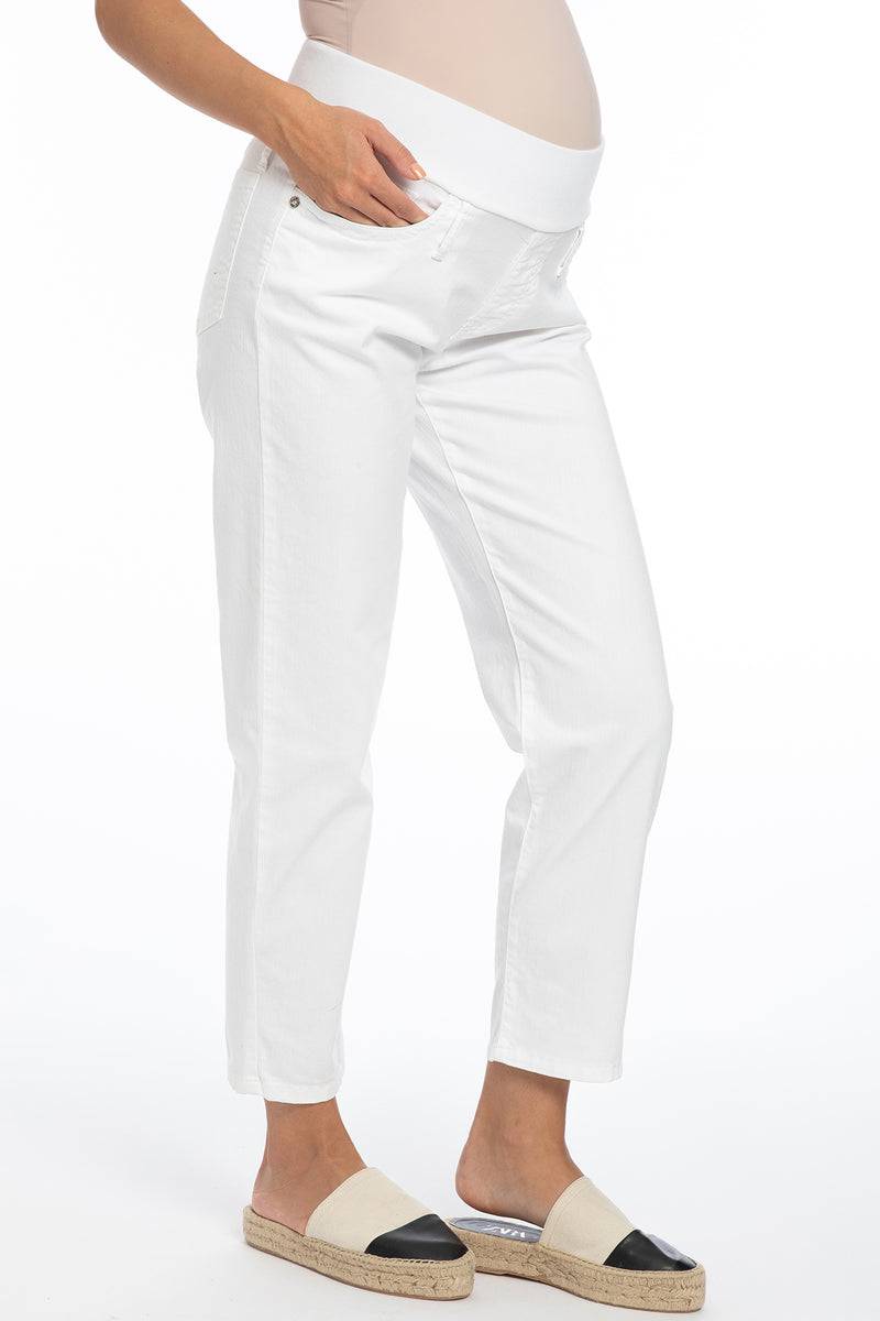 Pietro Brunelli MOM FIT | Jeans Premaman Bianchi Vendita Economica