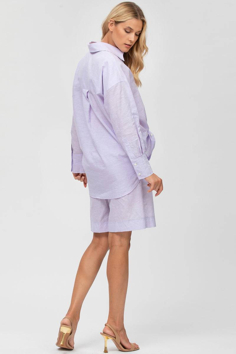 Pietro Brunelli JANE SHORTS | Pantaloncini Premaman in Lino Qualità