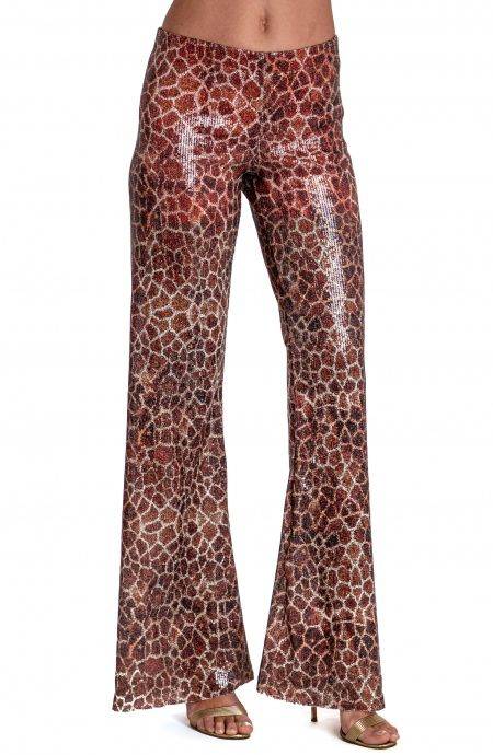 Pin Up Stars PANTALONE STAMPA PAILLETTES GIRAFFA Fino al 60% di sconto