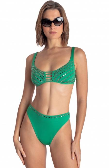 Pin Up Stars BIKINI BRASSIERE CON CRISTALLI SPECCHIETTI