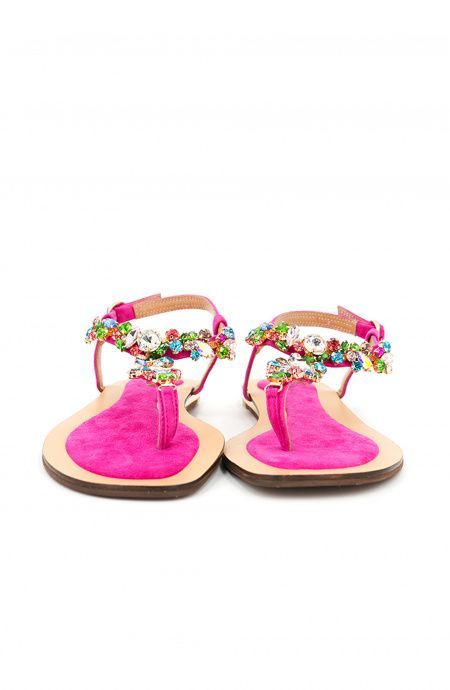 Pin Up Stars Infradito Pietre Multicolor Nuova