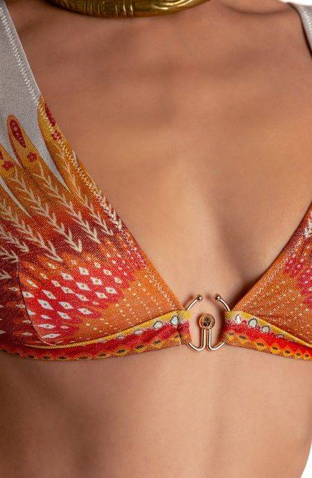 Pin Up Stars BIKINI BRASSIERE CON ACCESSORIO STAMPA WINGS Novità