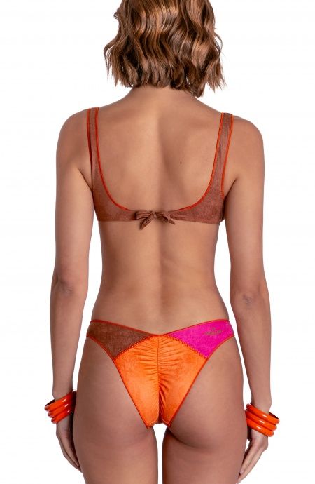 Pin Up Stars BIKINI BRASSIERE DAINETTO CON ACCESSORIO PATCHWORK Sconto