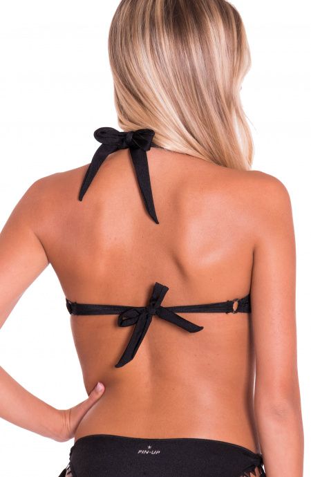 Pin Up Stars Top Bikini Balconcino Ferretto Borchie Specchio A Punta Online