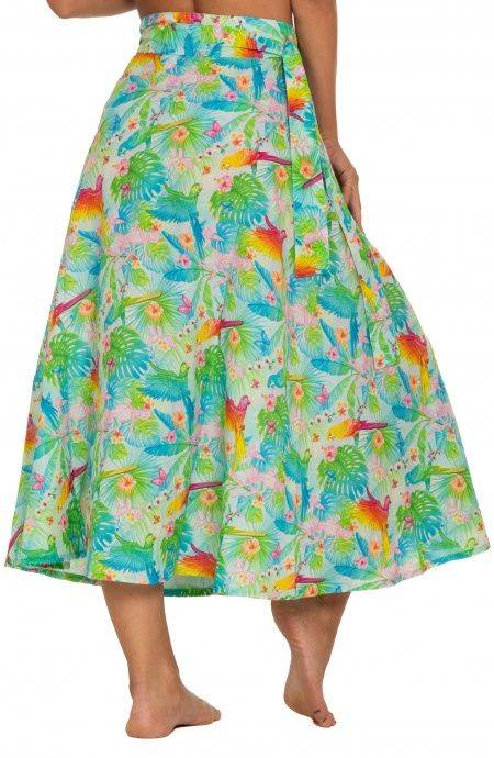 Pin Up Stars Gonna Pareo A Ruota Stampa Happy Tropical Vendite Flash