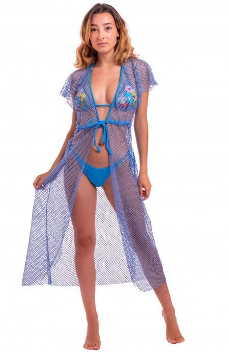 Pin Up Stars Abito Con Coulisse Rete Lurex Consegna Veloce