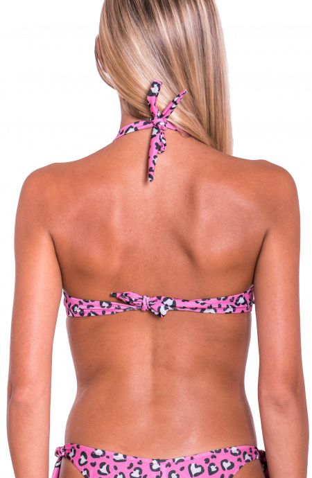 Pin Up Stars Top Bikini Fascia Imbottita Cuore Matto Sottocosto