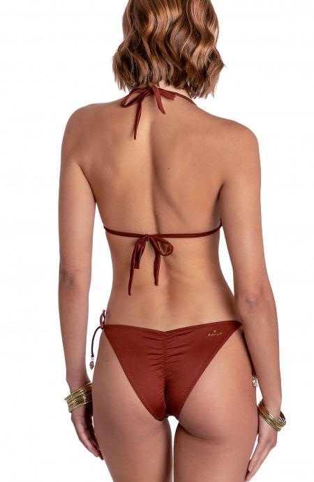 Pin Up Stars TOP BIKINI TRIANGOLO IMBOTTITO CON TASCHINO TINTA UNITA Moda