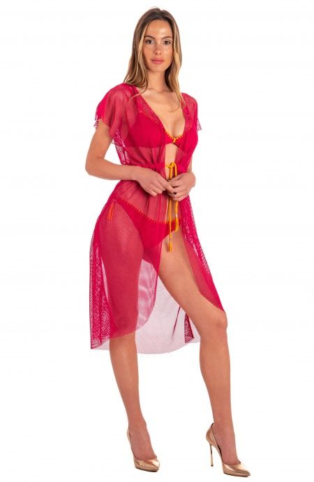 Pin Up Stars Abito Con Coulisse Tinta Unita Rete 2025