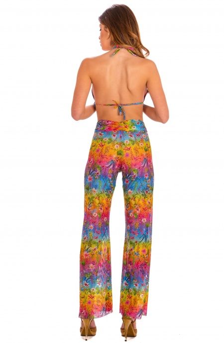 Pin Up Stars Pantalone Flower Rainbow Shopping Online