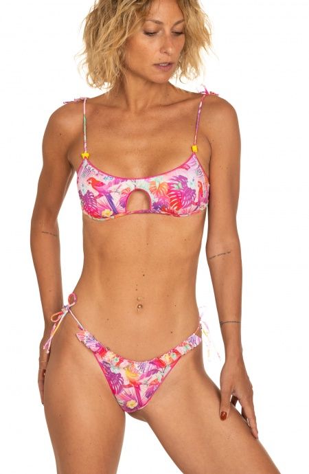 Pin Up Stars Bikini Brassiere Slip Brasiliana Stampa Happy Tropical Acquista Ora